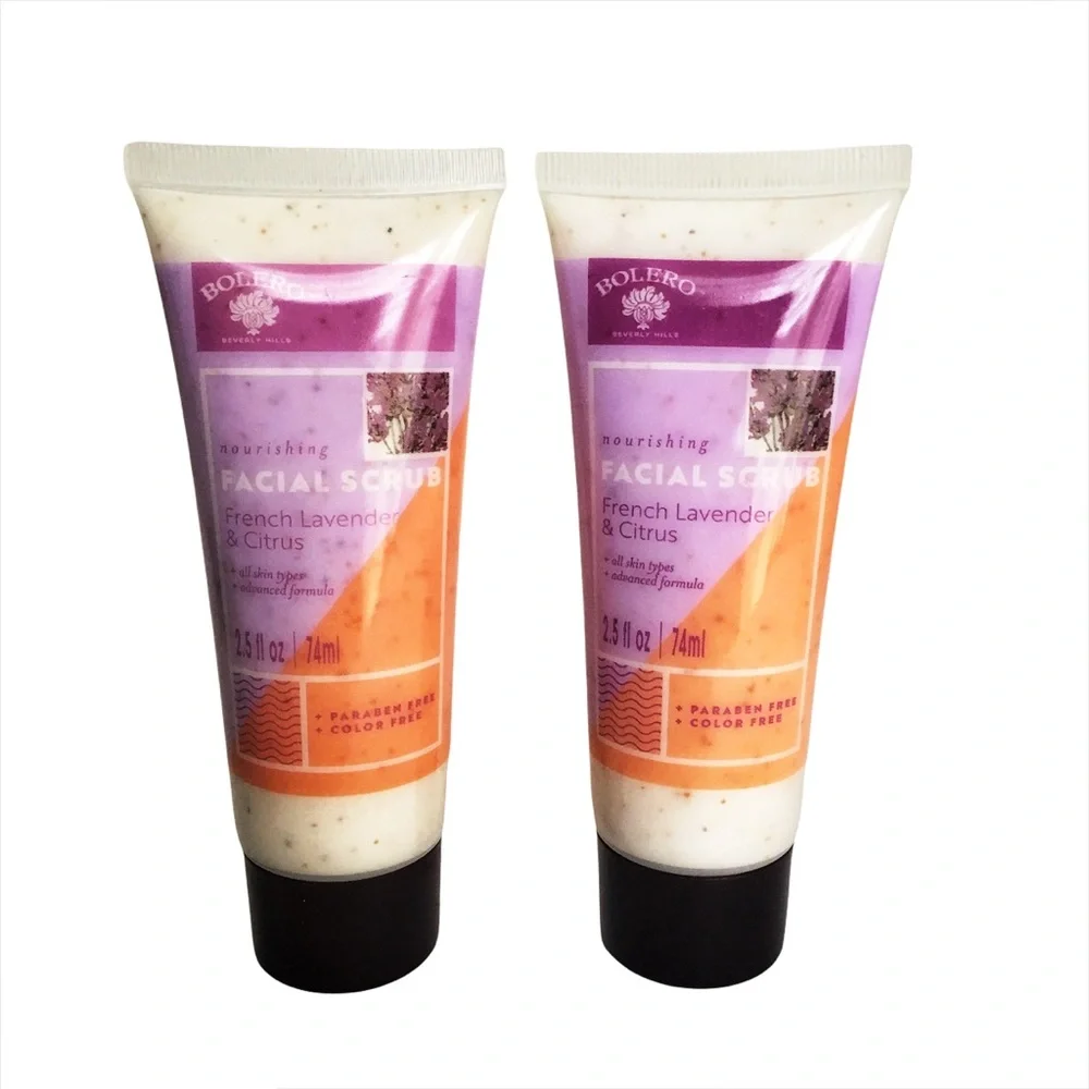 BOLERO BEVERLY HILLS French Lavender & Citrus Facial Scrub Set of 2